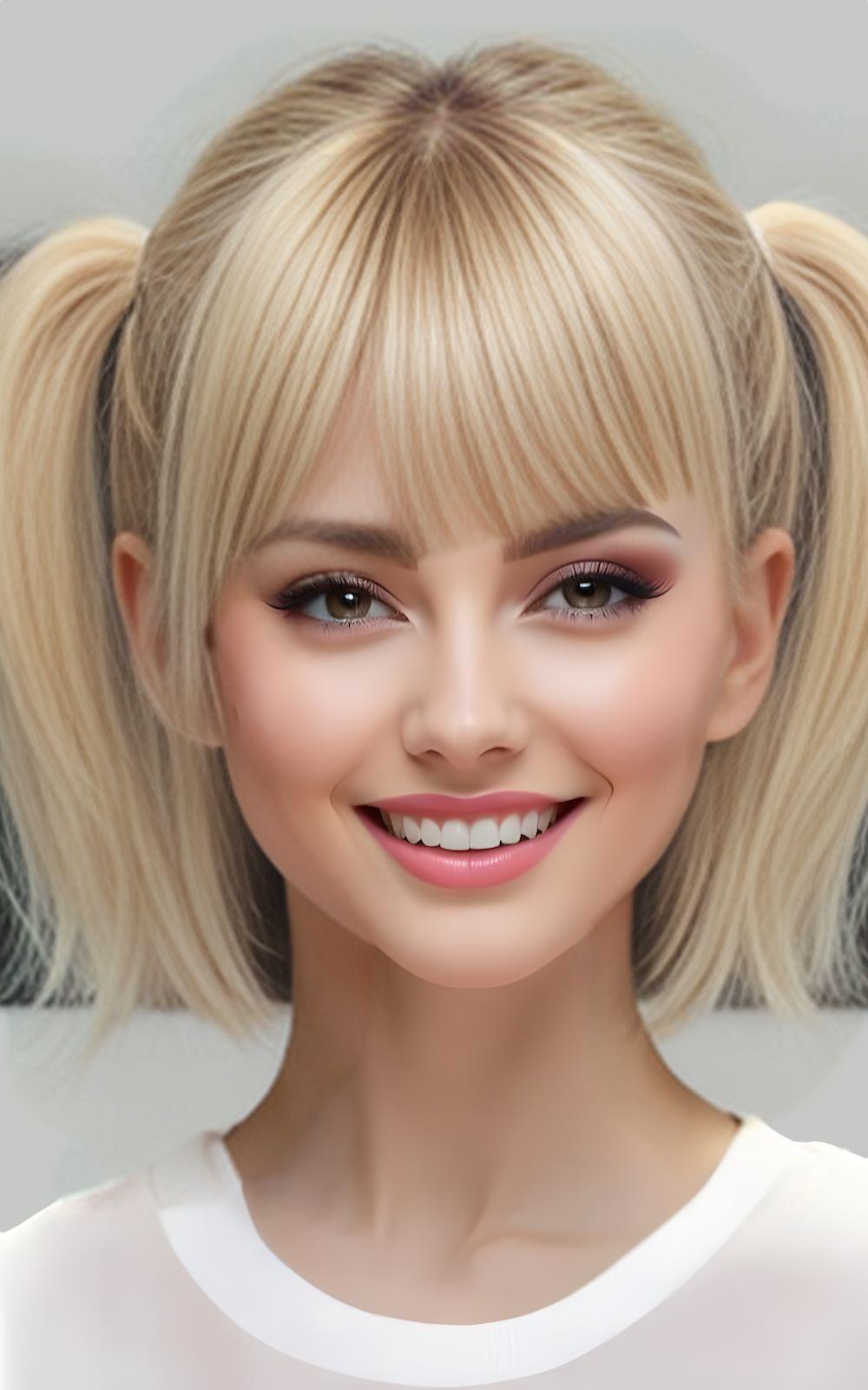 Short Twin Tails